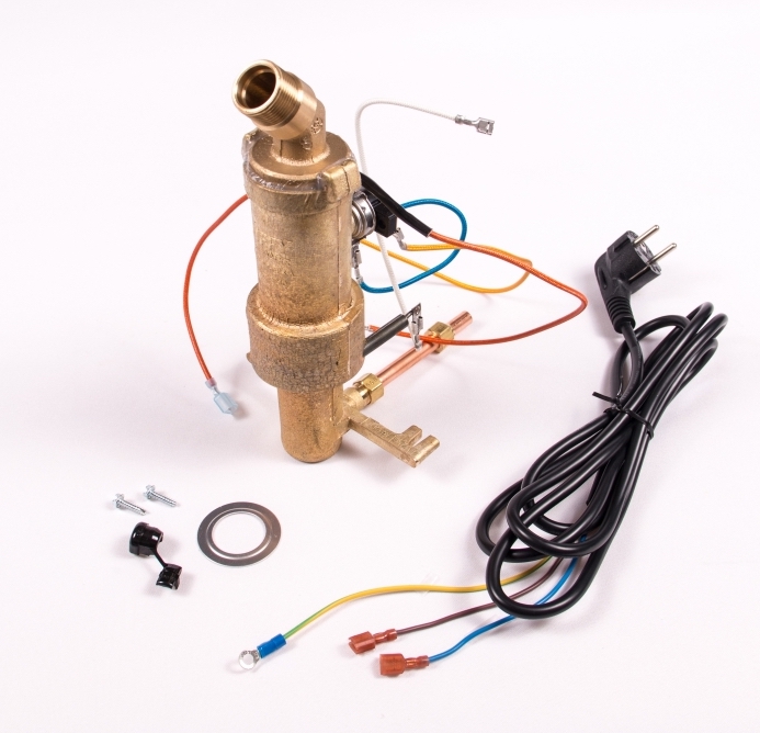 Jiffy Steamer - Kit de unidad de Calefacción con cableado con interruptor verde