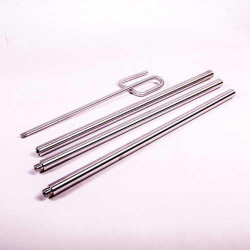 Juego de varillas con sección inferior roscada completo para vaporeras con manguera de 7.5' - Estilo C