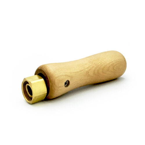Empuñadura de Madera con tornillo para montaje de cabezas intercambiables